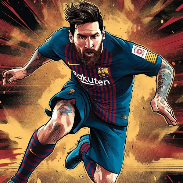 ce inaltime are messi